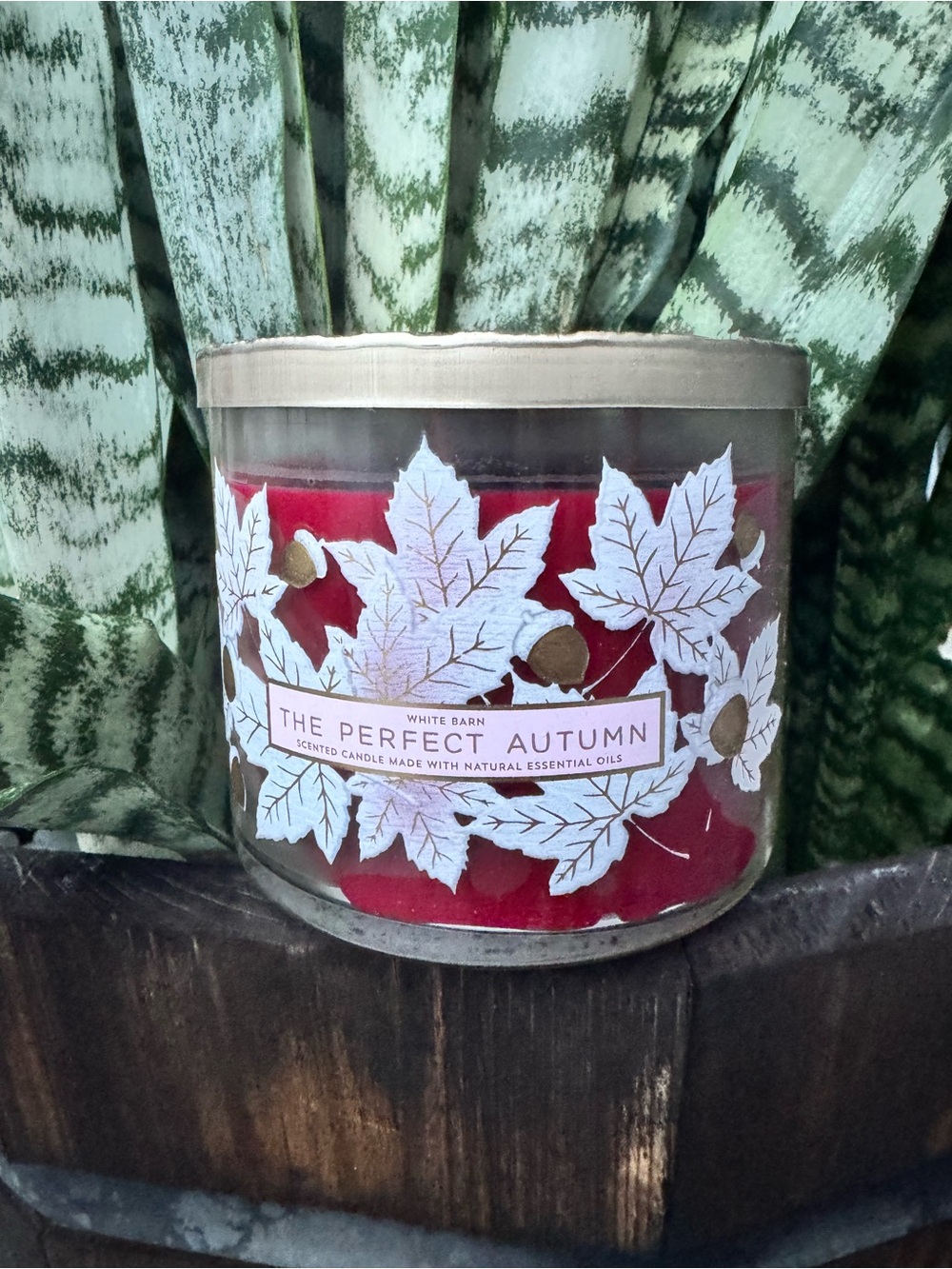 Bath & Body Works White Barn The Perfect Autumn 3-Wick Candle 14.5 oz